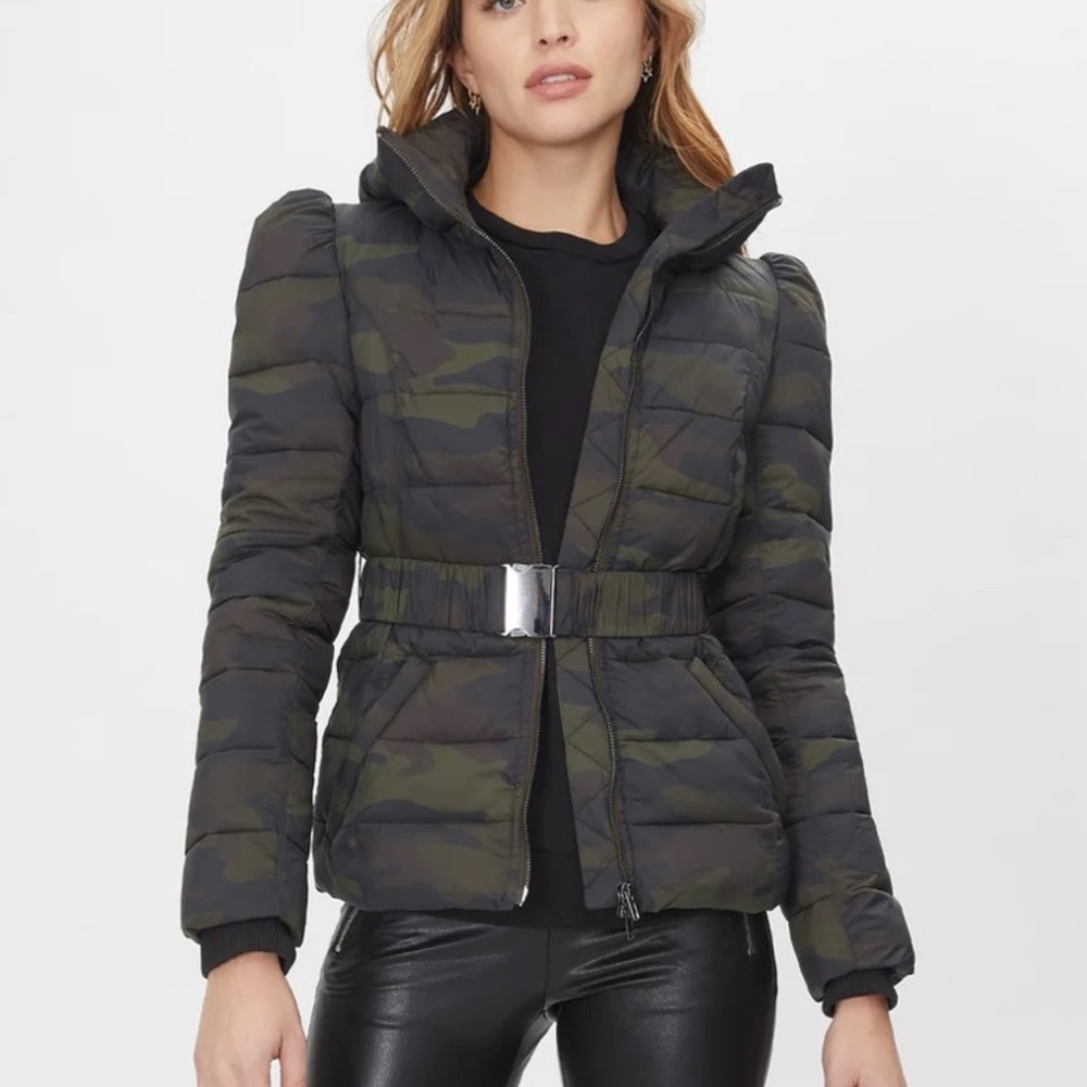 Generation Love Camouflage Puffer Jacket